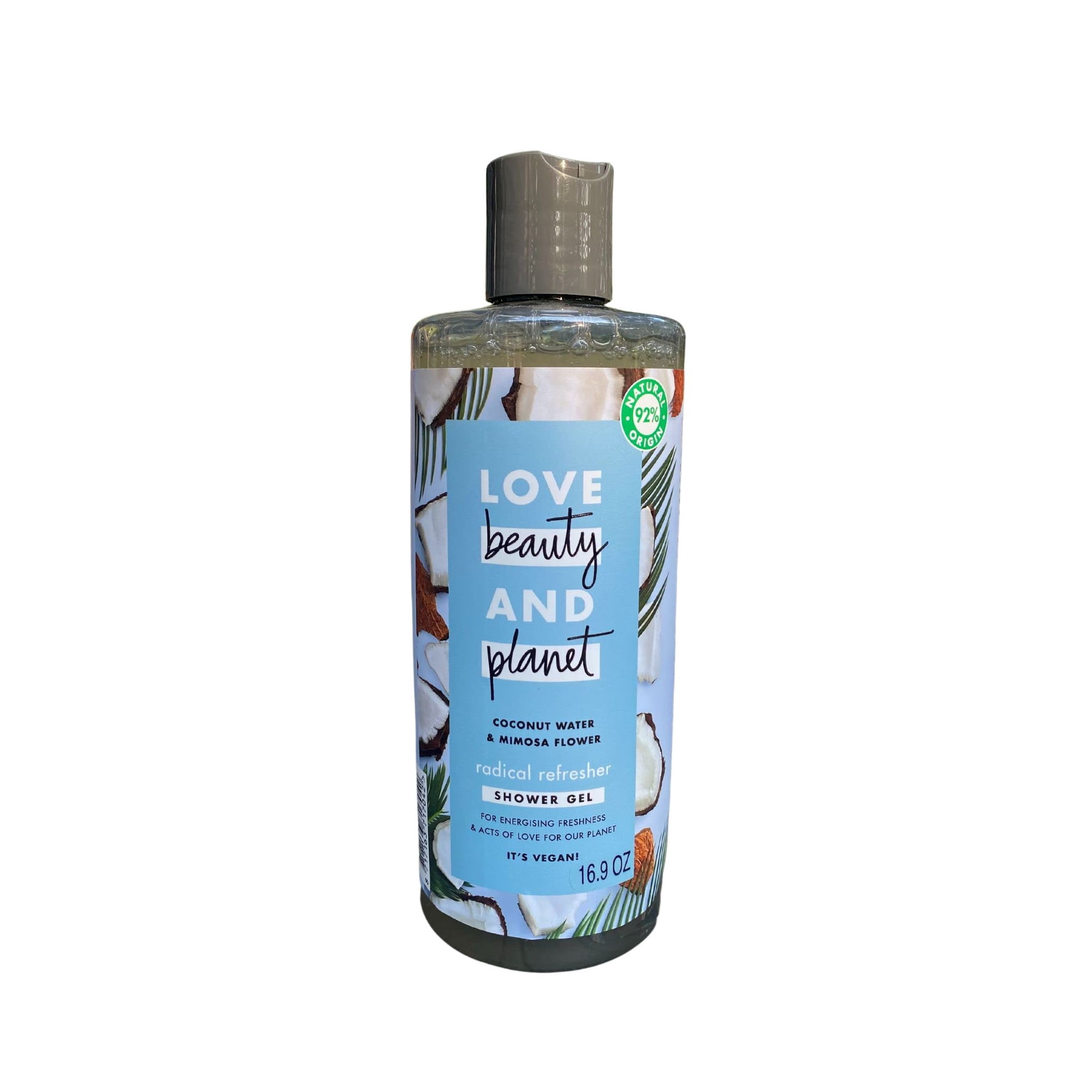 Love Beauty And Planet Vegan Shower Gel Body Wash 16.9 OZ. (Coconut Water & Mimosa Flower)