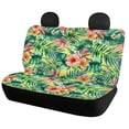 thumbnail image 2 of Pzuqiu Tropical Floral Pattern Car Seat Covers Anti-Slip Automotive Vehicle Cushion Softy 3 PCS Car Seat Covers Full Set Fit for Truck Cars, 2 of 10