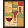 thumbnail image 3 of Pela Design 20x24 Black Modern Framed Museum Art Print Titled - Wine Cellar I, 3 of 5