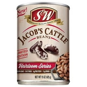 S&W - Heirloom Jacob's Cattle Beans - 15 Oz. Can
