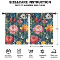 thumbnail image 2 of Blackout Kids Curtains,Pioneer Flower Childrens Insulated Curtains Set Of 2,Bedroom Essentials,Toddler Room Decor 42x54in(106x137cm), 2 of 4