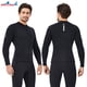 thumbnail image 4 of Greeniant DIVE SAIL 2MM Traje de neopreno Tops Trajes de neopreno térmico Protección Trajes de buceo Traje de surf de gran tamaño para aeróbic Deportes acuáticos Negro 3XL Greeniant OD003293-06, 4 of 6