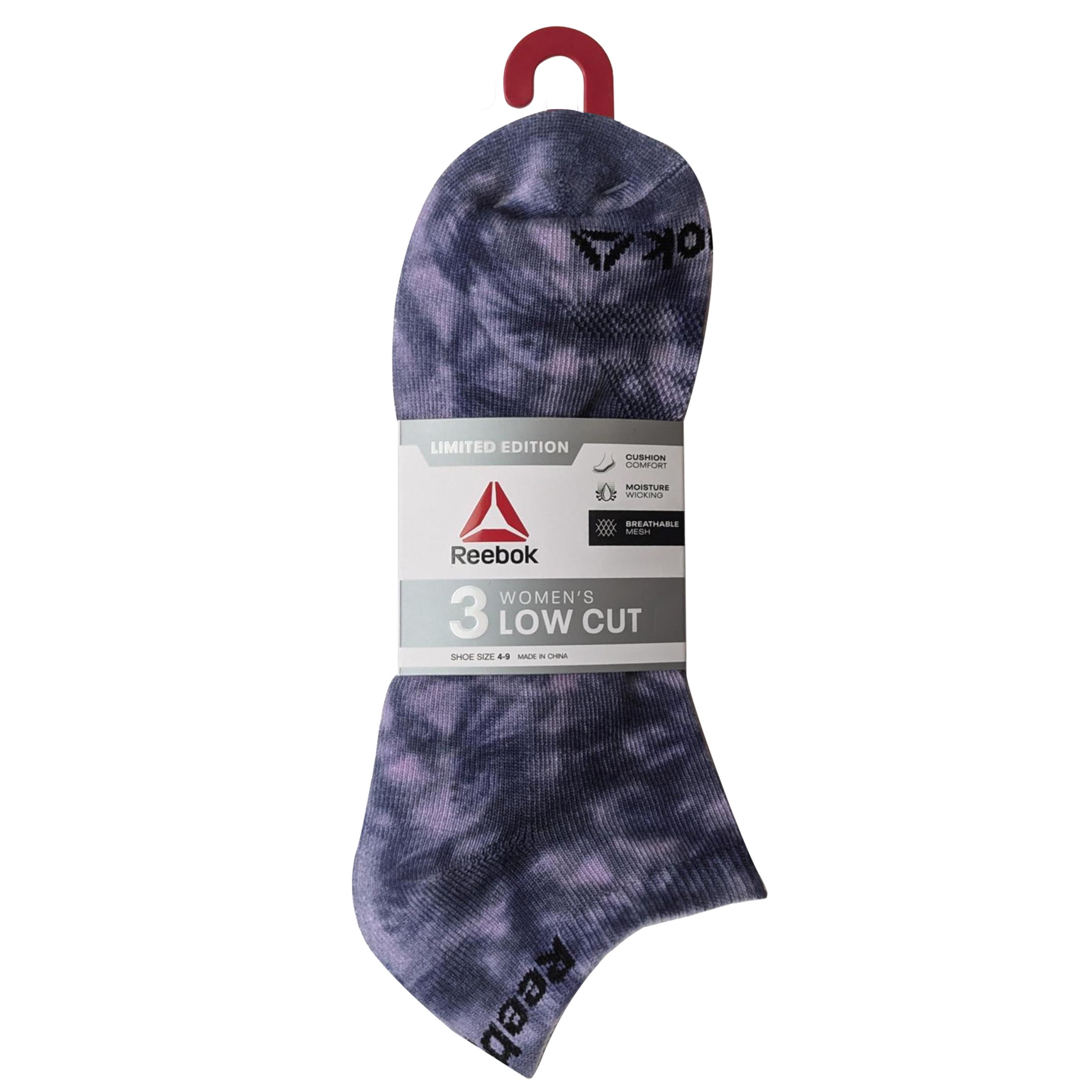 Reebok Women's Limited Edition Cushion Low Cut Socks, 3-Pack