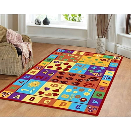 Furnish My Place Kids Abc Area Rug