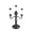 B, variant on 11.8 inch Halloween Skeleton Candle Holder, Skull Base LED Flameless Candle Lamp, Spooky Atmosphere Light for Tabletop Scene Decoration Display