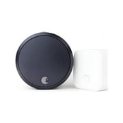 August Home Smart Lock Pro, 3rd Generation, plus Connect, Dark Gray