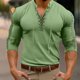 thumbnail image 1 of Blusa y camisa de manga larga con cuello alto para hombre, informal, a la moda, con botones, deportiva, con capucha, camiseta de manga corta, blusa para hombre, 1 of 6