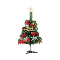 thumbnail image 2 of Dvkptbk Christmas 24'' Tabletop Mini Christmas Tree Set , Artificial Mini Christmas Pinaster Tree with Led String Lights & Ornaments for Diy Christmas Decorations, 2 of 7