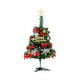 thumbnail image 2 of Adornos navideños, mini árbol de Navidad de mesa de 24 pulgadas, mini árbol de Navidad artificial con luces LED y adornos para decoraciones navideñas de bricolaje, pinos decorativos., 2 of 7