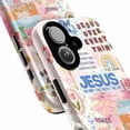 thumbnail image 2 of Jesus Over Everything Christian Phone Case, Pink Faith Aesthetic Collage iPhone Cover for iPhone 17 16 15 14 13 12 11 Pro Plus Mini, 2 of 5