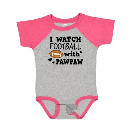 

Inktastic I Watch Football with My Pawpaw Gift Baby Boy Bodysuit