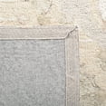 thumbnail image 6 of SAFAVIEH Micro-Loop Candis Floral Area Rug, Beige/Grey, 5' x 5' Square, 6 of 7