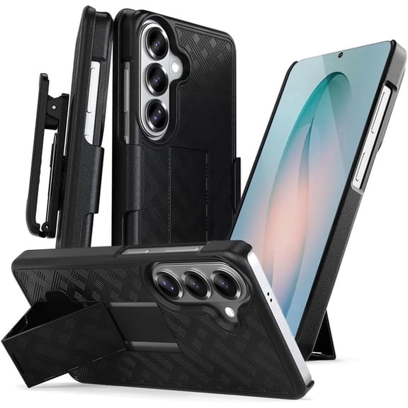 for Samsung S26 Case,Belt Clip Holster Combo Shell With Rotating Swivel Kickstand Rugged Shockproof Phone Case Cover For Galaxy S26 6.3"