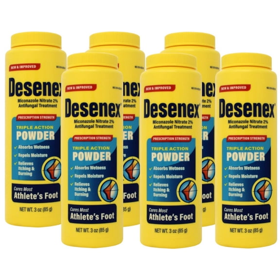 Desenex 2% Miconazole Nitrate, Antifungal Powder, 3 Oz, 6 Pack