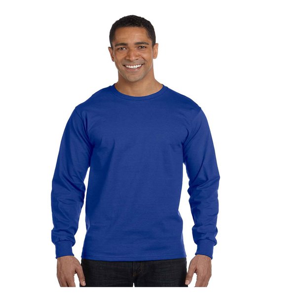 Hanes Men's Long Sleeve Crewneck Beefy TShirt, Style 5186 Walmart.ca