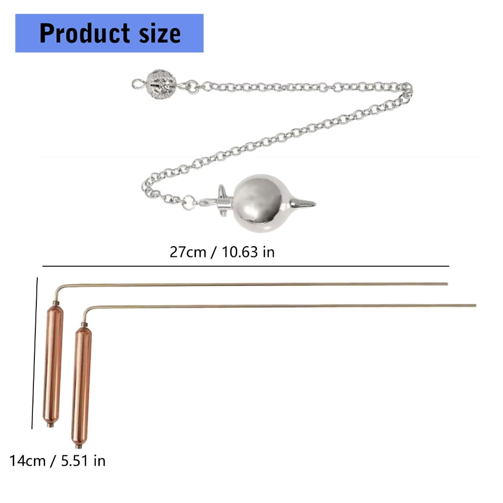 Copper Divining Dozing Rod Metal Detector Brass For Divination Treasure Hunting