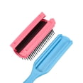 thumbnail image 7 of Vocoste Hair Brush 9 Row Styling Brush Detangling Brush Travel Wet Hair Brush  Blue Red, 7 of 7