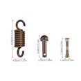 thumbnail image 2 of HEATSHAKING 1Set Coffee Metal Hammock Chair Spring Set with Shock Absorbing for Porch Swing, 2 of 8