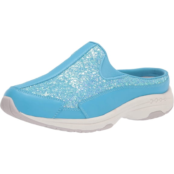 Easy Spirit Womens Traveltime Clog 6 X-Wide Blue 420