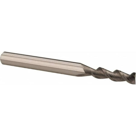 

Accupro 1/8 1/2 LOC 1/8 Shank Diam 2 OAL 2 Flute Solid Carbide Square End Mill Single End Uncoated Spiral Flute 45° Helix Centercutting Right Hand Cut Right Hand Flute