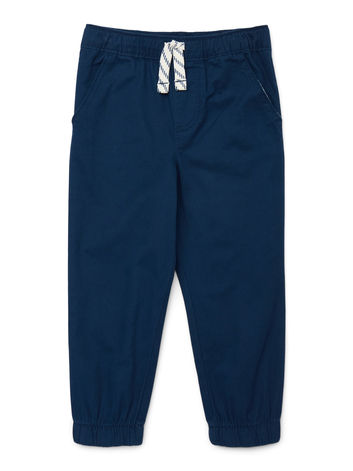 Garanimals Toddler Boys' Stretch Twill Pull-On Jogger Pants, 3-Pack, Sizes 18M-5T