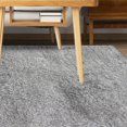 thumbnail image 5 of Superior Shag Boho Plush Indoor Area Rug, Silver, 5' x 8', 5 of 5
