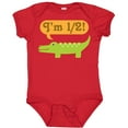 thumbnail image 3 of Inktastic Half Birthday 1/2 Boy Alligator Boys Baby Bodysuit, 3 of 5