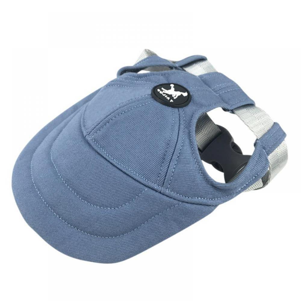 Dog Cap Adjustable Pet Baseball Hat Outdoor Sunshade Cap Visor Hat with Ear Holes for Puppy Small Dogs