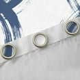 thumbnail image 4 of Homewish Graffiti Geometric Curtains Pack of 2 (42x84 Each),Stripe Line Circle Curtains Blackout,Blue White Bedroom Curtains For Boys Kids,Luxury Bedroom Decor, 4 of 6