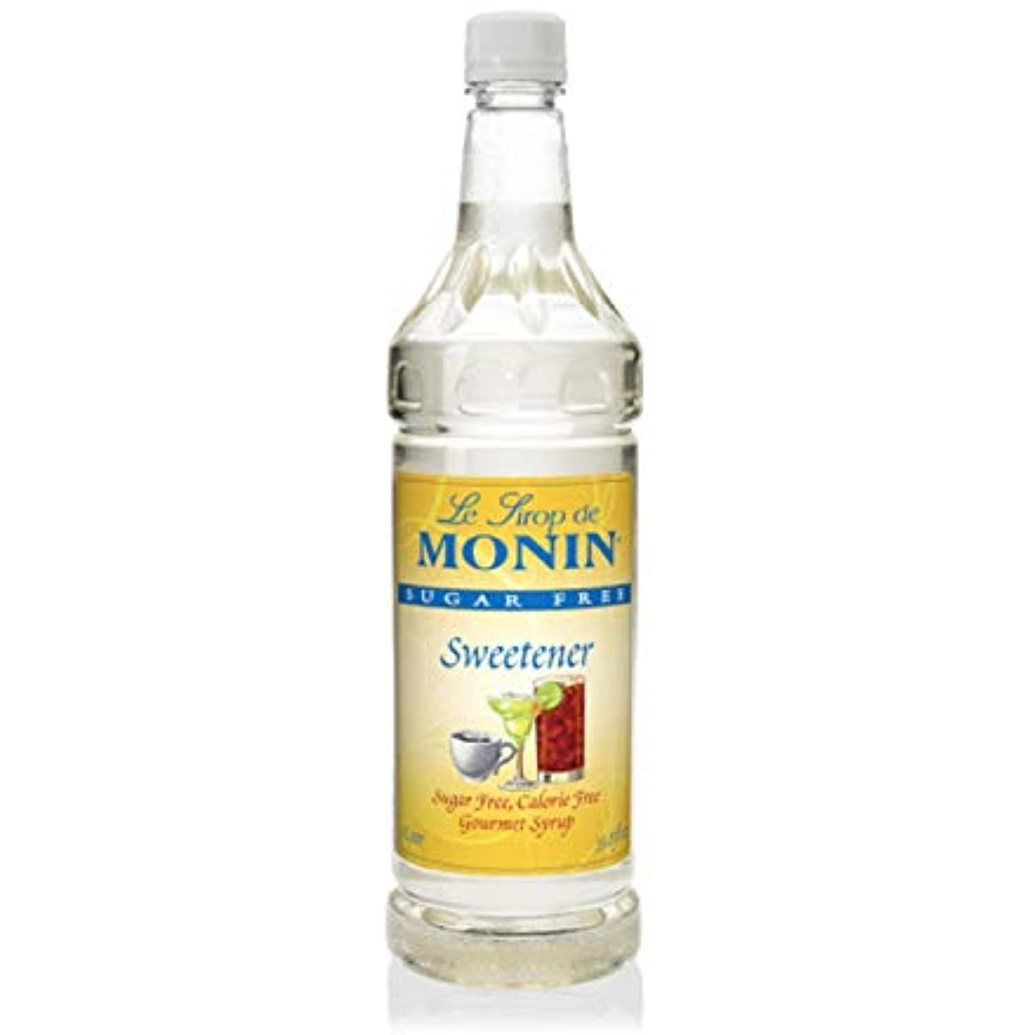 Monin Sugar Free Sweetener, Zero Sugar Liquid Sweetener, Sugar