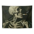 thumbnail image 5 of Orinice  Vincent van Gogh Head of a Skeleton Hanging Tapestry 60" x 45" Polyester Wall Art for Home Decoration 50x40inch, 5 of 6