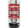Six Star Thermogenic Shred Increased Energy Weight Loss Supplement, Capsules, 60 Ct