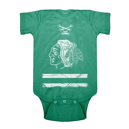 

Old Time Hockey NHL Chicago Blackhawks Beeler Infant Creeper 24 Months