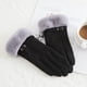 thumbnail image 5 of Guantes cálidos N915 de gamuza de invierno para mujer, de doble capa y con acolchado de terciopelo, para montar con pantalla táctil, 5 of 6