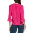 thumbnail image 2 of CeCe womens  Elbow Ruffle Sleeve Top, s, Pink, 2 of 3
