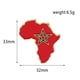 thumbnail image 3 of Broches de alfileres esmaltados con forma de mapa de África, joyería étnica de Hip Hop, broche con forma de mapa de Ghana, Guinea, Argelia, 3 of 5