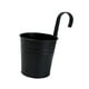 thumbnail image 1 of Maceta colgante para flores, contenedor para almacenar cebollas, con agujeros de drenaje, decorativa para exteriores. negro, 1 of 8