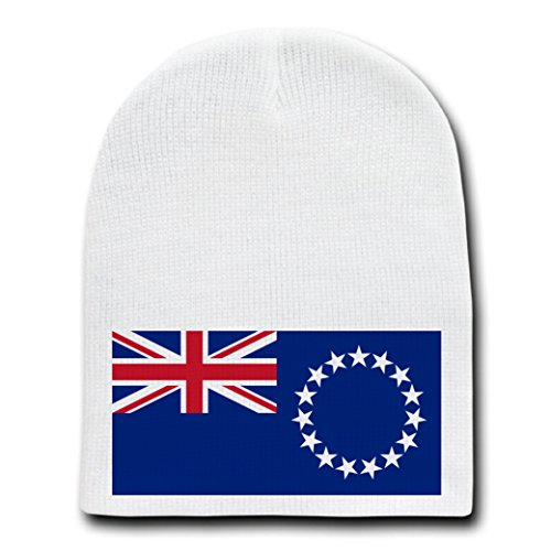 White Beanie Skull Cap Hat 