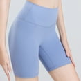 thumbnail image 4 of leijia High Waisted Women Biker Shorts Buttery Soft Elastic Butt Lifting Tummy Control Shorts for Gym, Yoga, Workout, 4 of 9