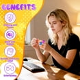 thumbnail image 4 of Fidget Toys Sensory Rings for Kids: 12 Pack Texture Finger Spinner Rings -Stress Relief Sensory Toys for Kids ADHD - Quiet Desk Fidgets for Classroom Anxiety Office for Teens, 4 of 8
