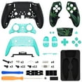thumbnail image 2 of eXtremeRate Full Set Shell with Buttons Touchpad Cover Compatible with p s 5 Edge Controller, Green Weeds Replacement Decorative Trim Shell Front Back Plates Compatible with p-s-5 Edge Controller, 2 of 9