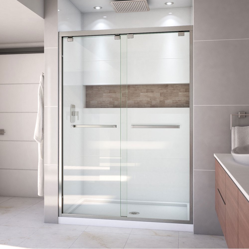 DreamLine Encore 32 in. D x 54 in. W x 78 3/4 in. H Bypass Shower Door