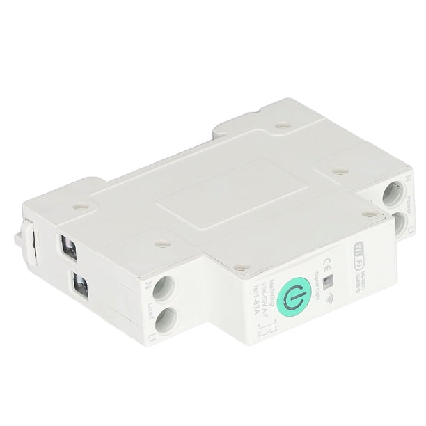 Disyuntor De Interruptor 1P, Instalación De Riel Disyuntor WiFi Inteligente Control De Aplicación Móvil 63A 90-300V Para Uso Doméstico
