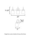 thumbnail image 2 of Maxim Lighting - Milk - 3 Light Bath Vanity-11.25 Inches Tall and 22 Inches, 2 of 5