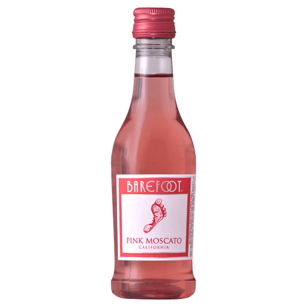 Barefoot Cellars Pink Moscato 4 Single Serve 187ml Bottles Walmart