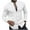 White, variant on Aofany Mens Shirts Solid Long Sleeve Button-Down Shirts Cotton Linen Comfy Casual Blouse Tops