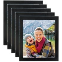ArtToFrames 20" x 30" Noir Black - Full Wrap Picture Frame, 20x30 inch Black MDF Poster Frame (WOM-4852), 5 Pack
