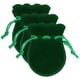 thumbnail image 1 of Bolsitas de Bisuteria VelvtyGreen 3Pzas Verde 7x9cm Terciopelo Bolsa en Forma de Calabaza., 1 of 2