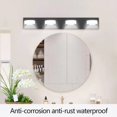 thumbnail image 2 of Hi-LIGHTS,Modern 4-Light Rotatable & Dimmable LED Vanity Light Fixture with Acrylic Shades,Energy-Efficient Bathroom Wall Sconce for Bathroom,Dressing Room,Mirror Cabinet,Living Room(Black）, 2 of 11