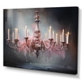 thumbnail image 2 of Designart "Minimalist Brilliance of Chandeliers I" Chandelier Canvas Wall Art, 2 of 5